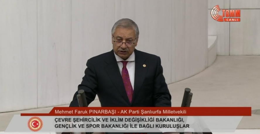 Pınarbaşı, TBMM’ de Bütçe Görüşmelerinde AK Parti Grubu adına söz aldı