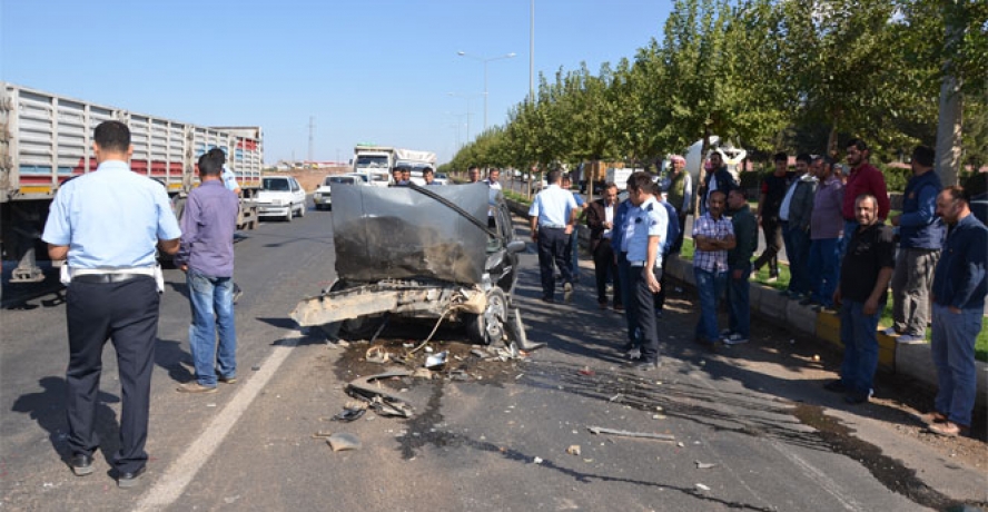 Şanlıurfa’da trafik kazası: 1 yaralı